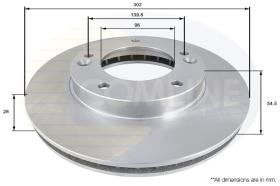 COMLINE ADC1051V - DISCO FRENO