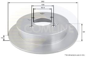 COMLINE ADC1078 - DISCO FRENO