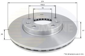 COMLINE ADC1091V - DISCO FRENO