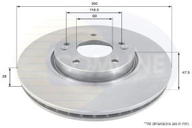 COMLINE ADC1092V - DISCO FRENO