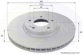 COMLINE ADC1096V - DISCO FRENO