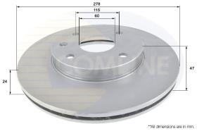 COMLINE ADC1097V - DISCO FRENO