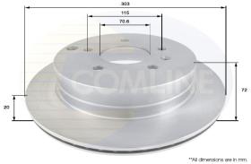 COMLINE ADC1147V - DISCO FRENO