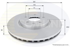 COMLINE ADC1159V - DISCO FRENO