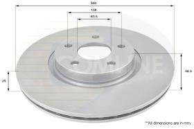 COMLINE ADC1227V - DISCO FRENO