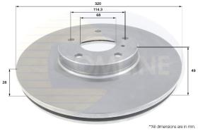 COMLINE ADC1238V - DISCO FRENO