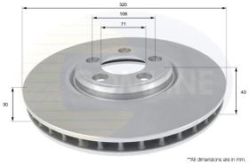 COMLINE ADC1254V - DISCO FRENO