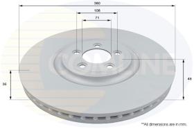 COMLINE ADC1256V - DISCO FRENO