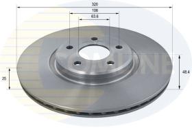 COMLINE ADC1258V - DISCO FRENO