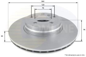 COMLINE ADC1322V - DISCO FRENO