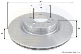 COMLINE ADC1328V - DISCO FRENO