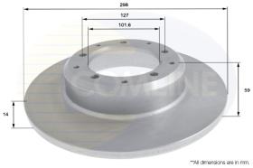 COMLINE ADC1338 - DISCO FRENO