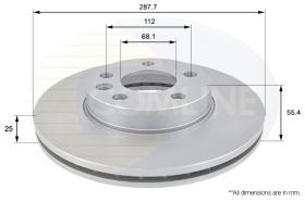 COMLINE ADC1418V - DISCO FRENO