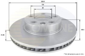 COMLINE ADC1458V - DISCO FRENO