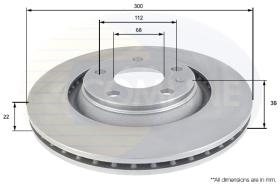 COMLINE ADC1485V - DISCO FRENO