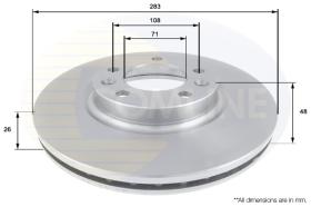 COMLINE ADC1532V - DISCO FRENO SUSTITUIDO X ADC2710V