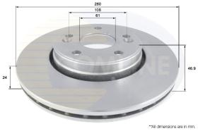 COMLINE ADC1538V - DISCO FRENO