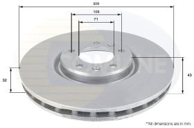 COMLINE ADC1548V - DISCO FRENO