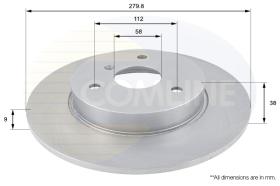 COMLINE ADC1607 - DISCO FRENO