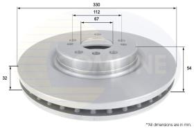 COMLINE ADC1648V - DISCO FRENO