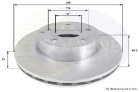 COMLINE ADC1656V - DISCO FRENO