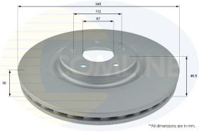 COMLINE ADC1682V - DISCO FRENO