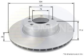 COMLINE ADC1738V - DISCO FRENO