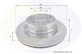 COMLINE ADC1744V - DISCO FRENO