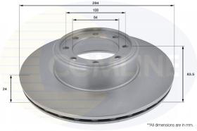 COMLINE ADC1841V - DISCO FRENO