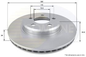 COMLINE ADC2322V - DISCO FRENO