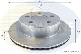 COMLINE ADC2327V - DISCO FRENO