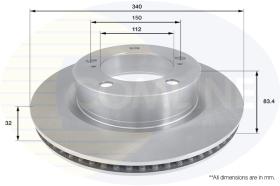 COMLINE ADC2501V - DISCO FRENO