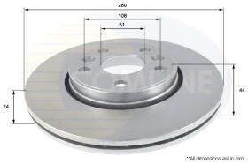 COMLINE ADC2702V - DISCO FRENO