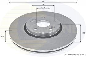 COMLINE ADC2705V - DISCO FRENO