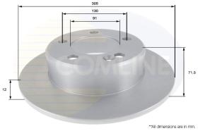 COMLINE ADC2707 - DISCO FRENO