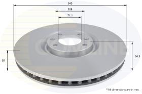 COMLINE ADC2715V - DISCO FRENO