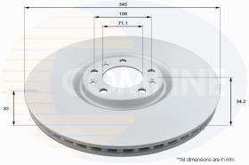 COMLINE ADC2716V - DISCO FRENO