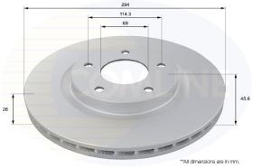 COMLINE ADC2721V - DISCO FRENO SUSTITUIDO X ADC2318V