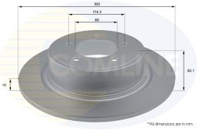 COMLINE ADC2722 - DISCO FRENO