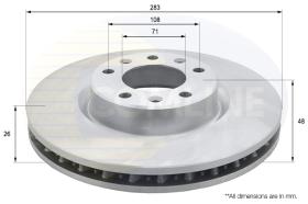 COMLINE ADC2727V - DISCO FRENO