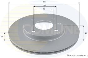 COMLINE ADC2808V - DISCO FRENO