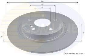 COMLINE ADC2813 - DISCO FRENO