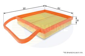 COMLINE EAF481 - FILTRO AIRE