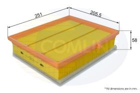 COMLINE EAF899 - FILTRO AIRE