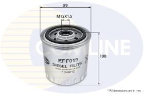 COMLINE EFF019 - FILTRO COMBUSTIBLE