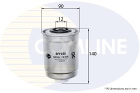 COMLINE EFF036 - FILTRO COMBUSTIBLE