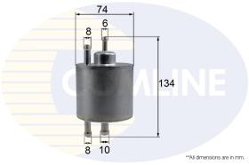 COMLINE EFF068 - FILTRO COMBUSTIBLE