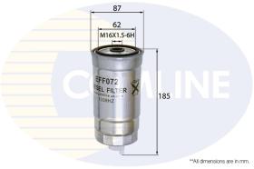 COMLINE EFF072 - FILTRO COMBUSTIBLE