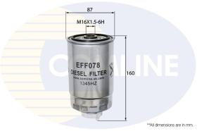 COMLINE EFF078 - FILTRO COMBUSTIBLE