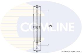 COMLINE EFF210 - FILTRO COMBUSTIBLE